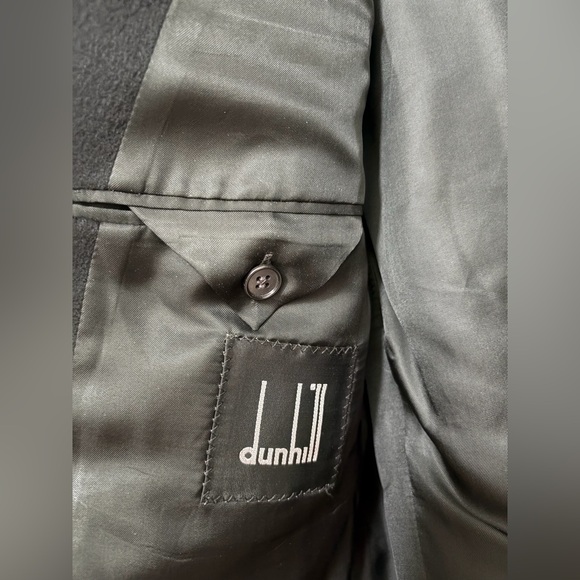 Dunhill Classic Black Blazer Sport Coat Jacket Pure Cashmere size Small - Picture 15 of 16